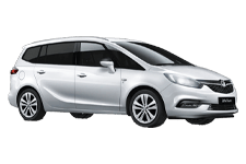 Car Hire Melksham - Vauxhall Zafira 7-Seater - Minibus hire Melksham